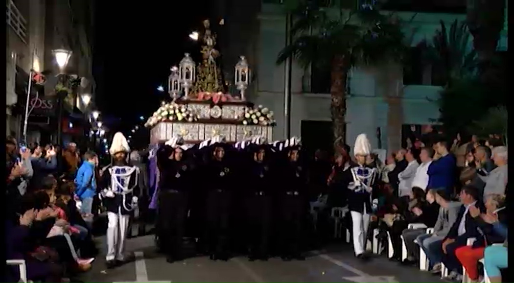 Imagen de Los cofrades de San Pedro realizaron la procesión sin su imágen