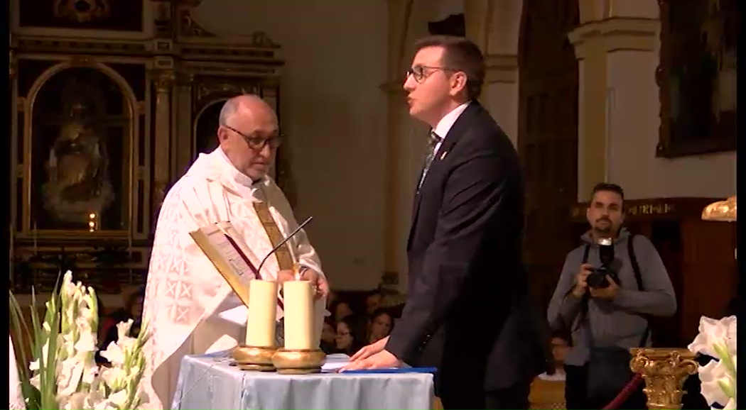 Imagen de Los miembros de la Junta Directiva de los Hijos de la Inmaculada juran sus cargos ante la Purísima