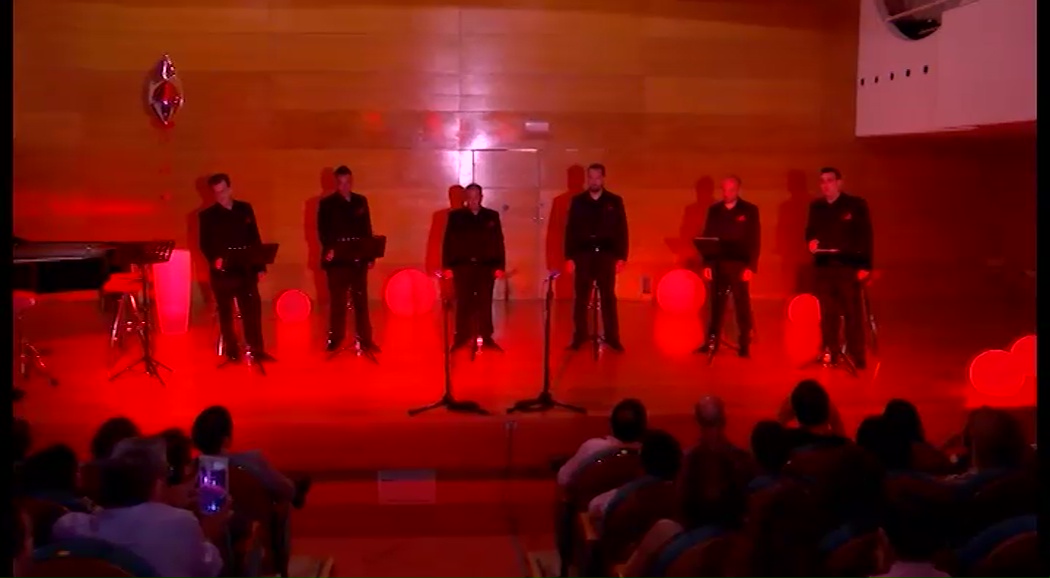 Imagen de El grupo Sette Voci se estrena en el Palacio de la Música con éxito