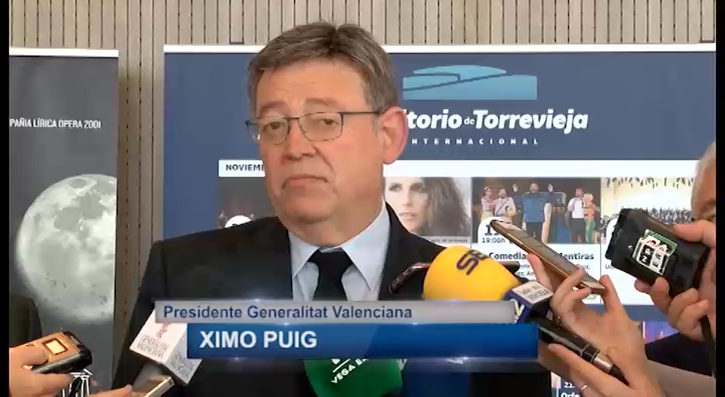 Imagen de Presentada la nueva programación estable del Auditorio de Torrevieja con la presencia de Ximo Puig