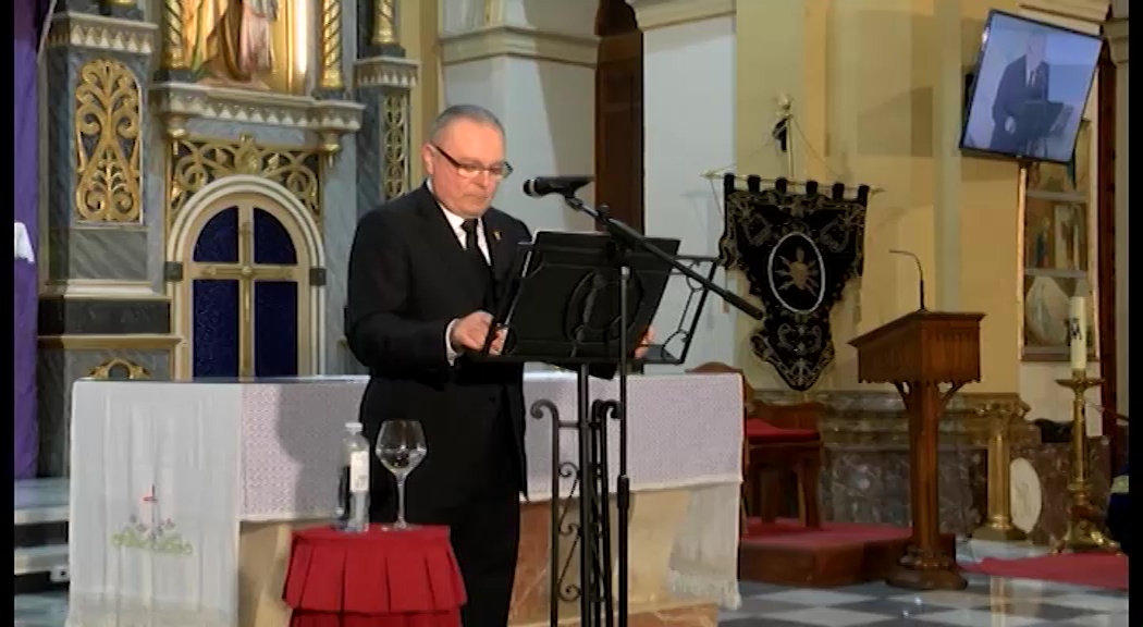 Imagen de José Antonio Sánchez pregona la Semana Santa de Torrevieja 2018