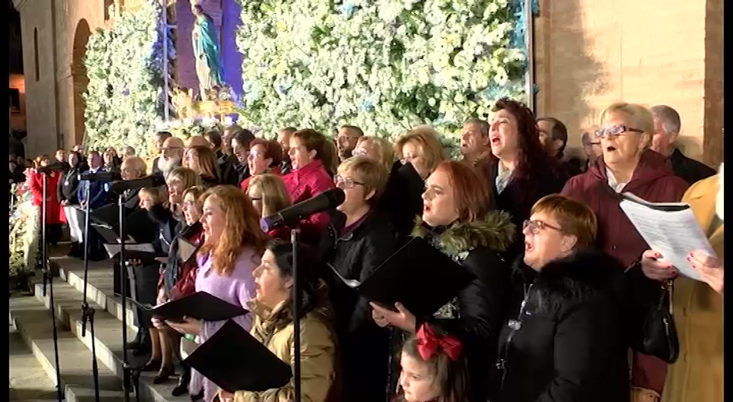 Imagen de Cientos de personas participaron en la Ofrenda Floral a la Purísima