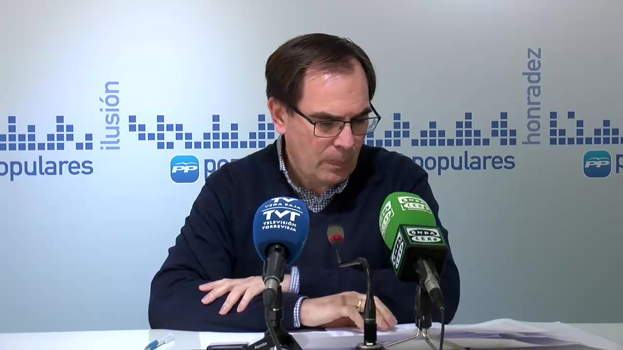 Imagen de J. Albaladejo: «GV no invierte en colegios en Torrevieja pero sí en el proceso independentista»
