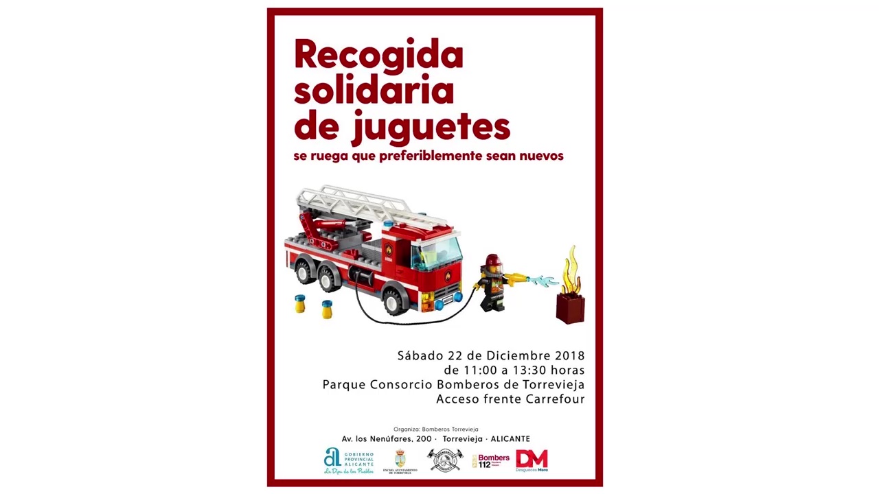 Imagen de Los Bomberos de Torrevieja organizan una recogida de juguetes