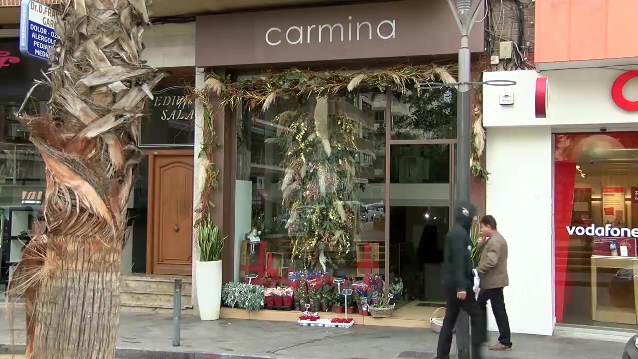 Imagen de Floristería Carmina gana el XV Concurso de escaparatismo navideño