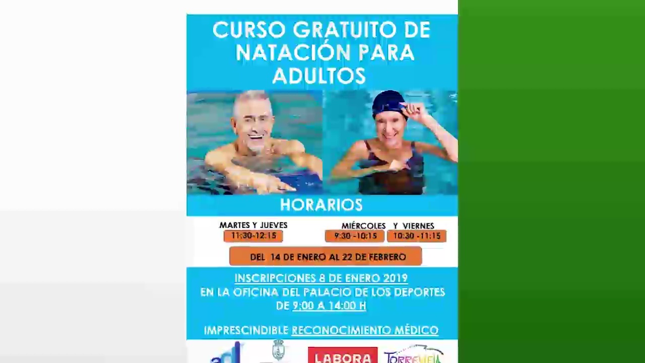 Imagen de Nuevo curso gratuito de natación para adultos