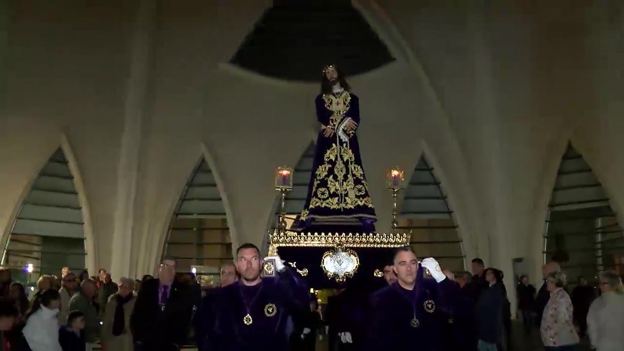 Imagen de Nuestro Padre Jesús Cautivo «Nazareno» sale en Vía Crucis