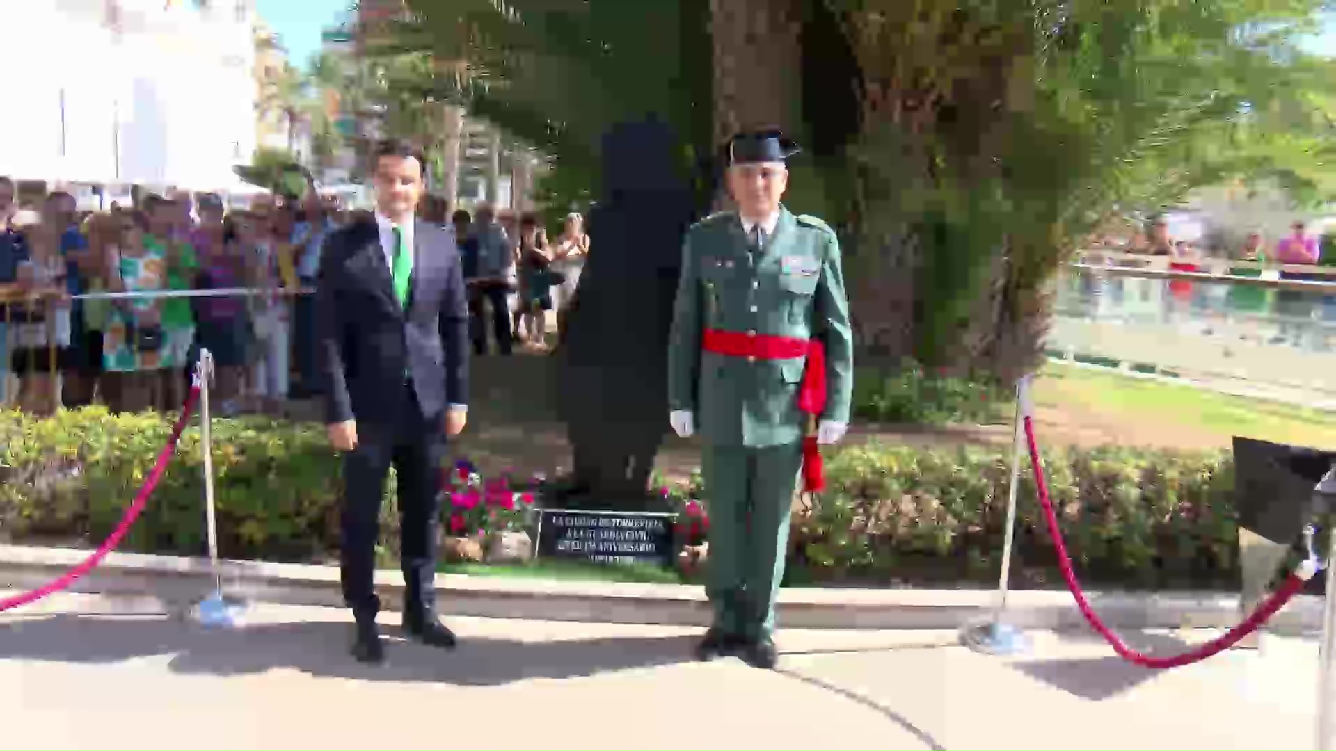 Imagen de Inaugurado el monumento dedicado a la Guardia Civil