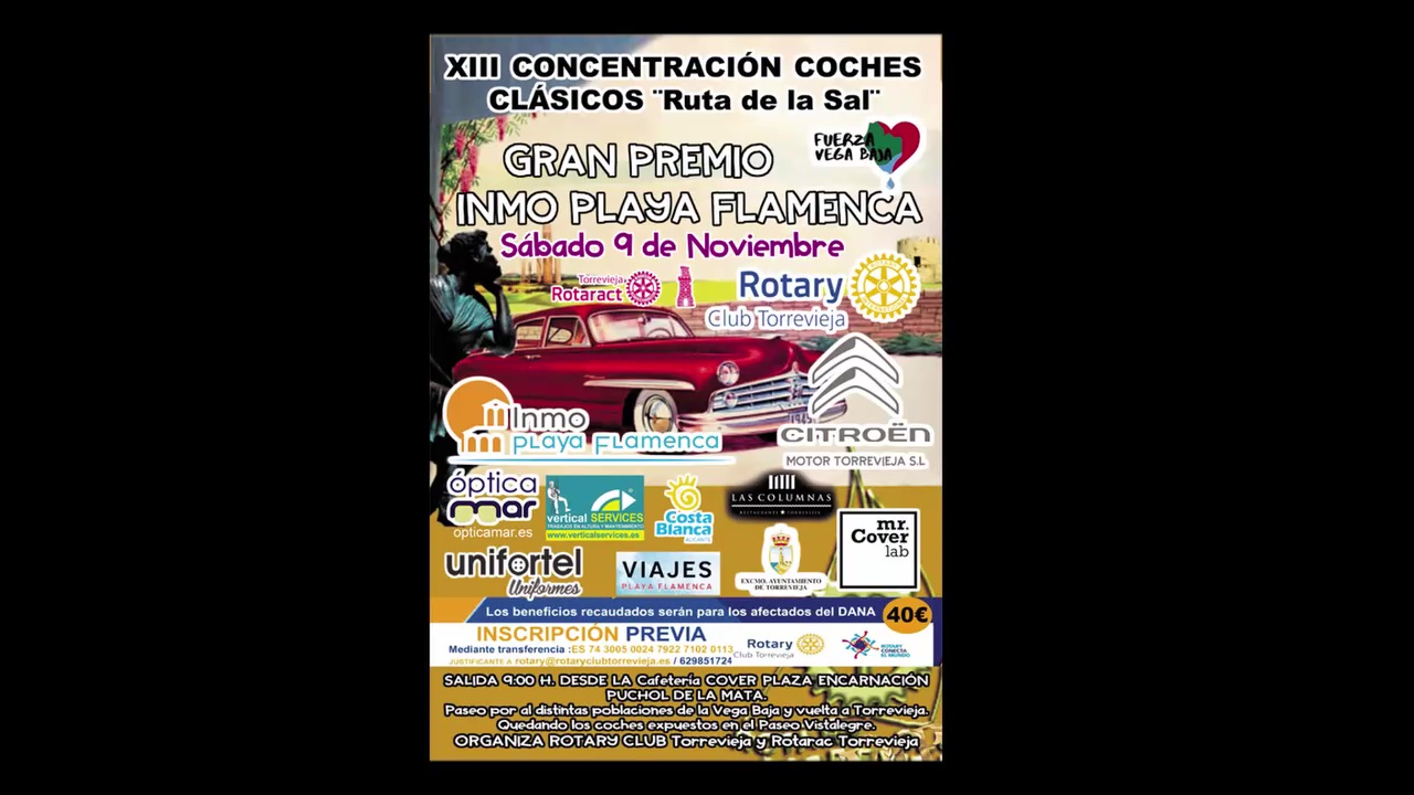 Imagen de Rotary Club organiza las XIII Concentración de coches clásicos «Ruta de la Sal»