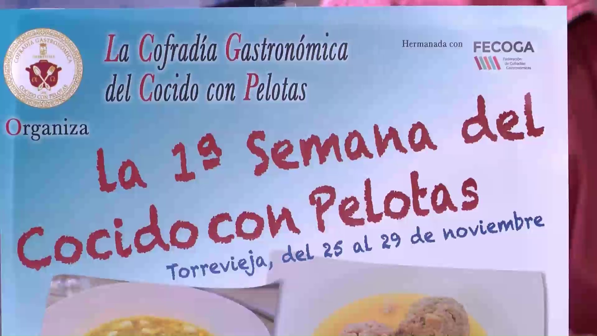 Imagen de Del 25 al 29 de noviembre se celebrará la I Semana del Cocido con Pelotas