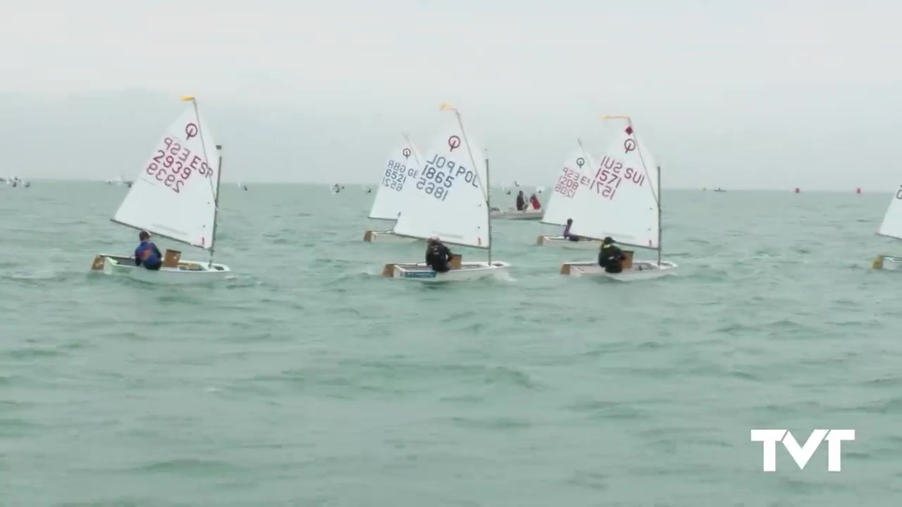 Imagen de Alessandro Cortese, Lisa Vucetti y Tim Lubat, campeones del Trofeo Euromarina Optimist