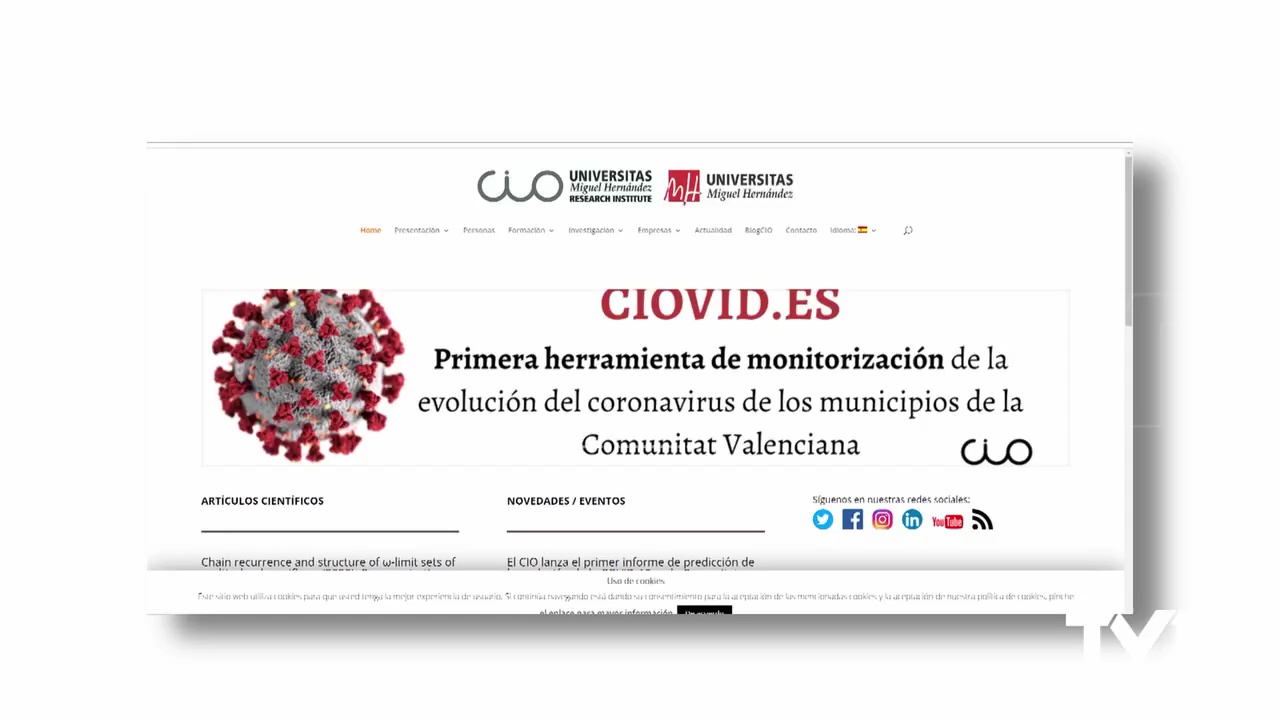 Imagen de La UMH lanza una herramienta de monitorización de la evolución del coronavirus en la CV