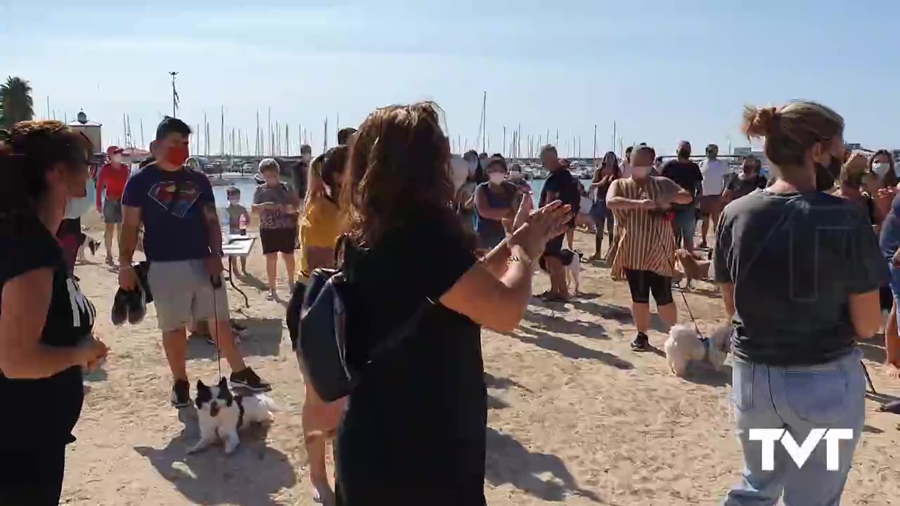 Imagen de Concentración por una playa canina «digna»