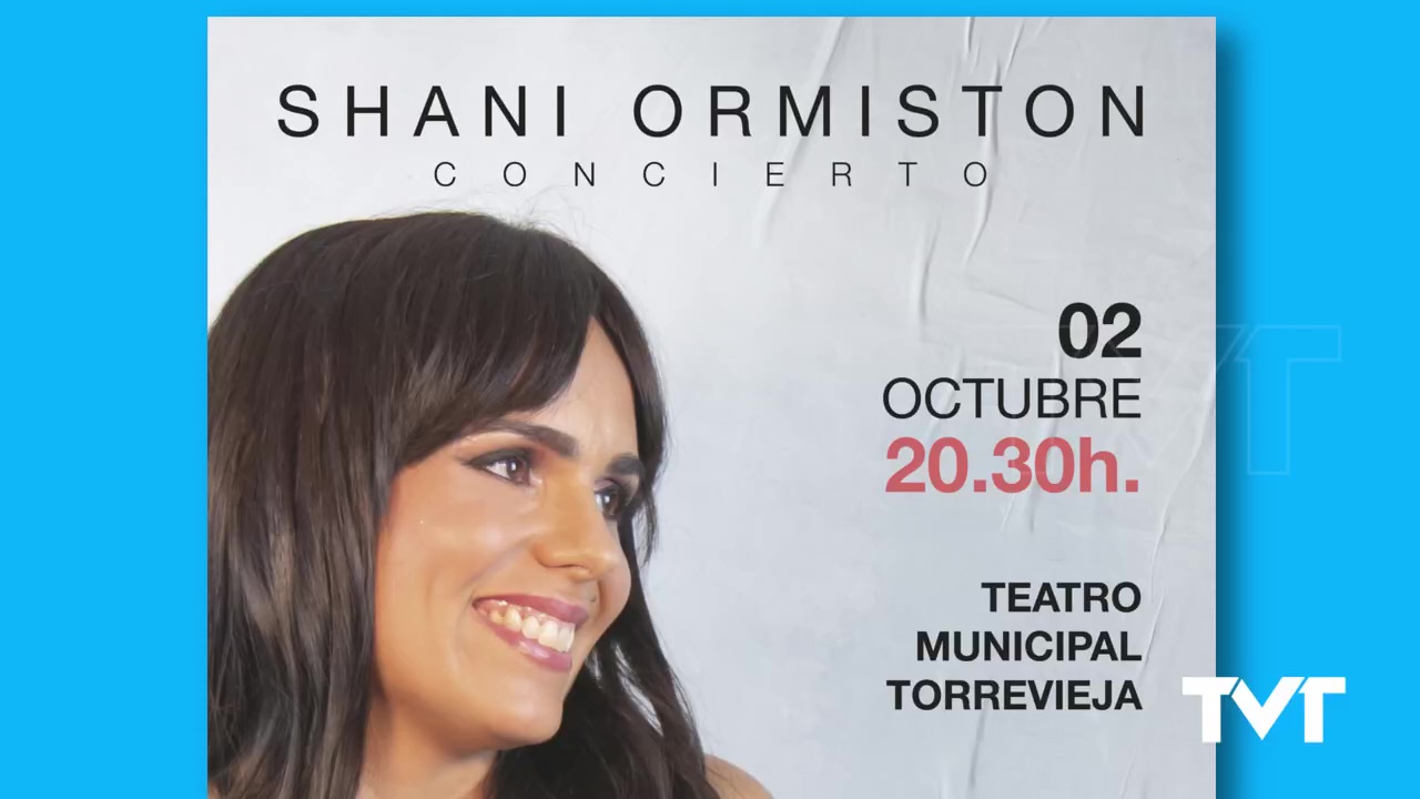 Imagen de La cantante Torrevejense Shani Ormiston presenta un concierto en directo