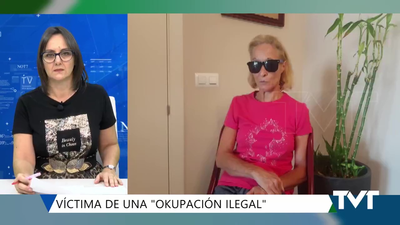 Imagen de Videollamada con Pilar Martínez, víctima de una «ocupación ilegal» según ha denunciado vía judicial