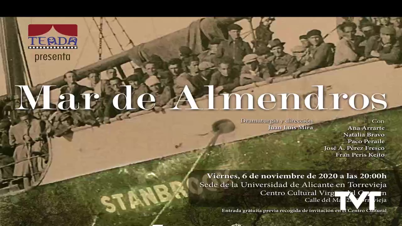 Imagen de  La obra «Mar de Almendros» será presentada en Torrevieja el 6 de noviembre CARTEL EN CORREO