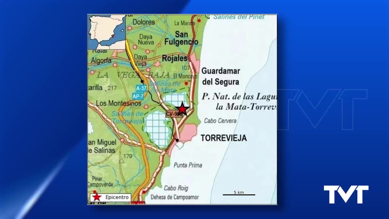Imagen de Un nuevo terremoto se dejó sentir en Torrevieja en la noche del martes 23 de noviembre