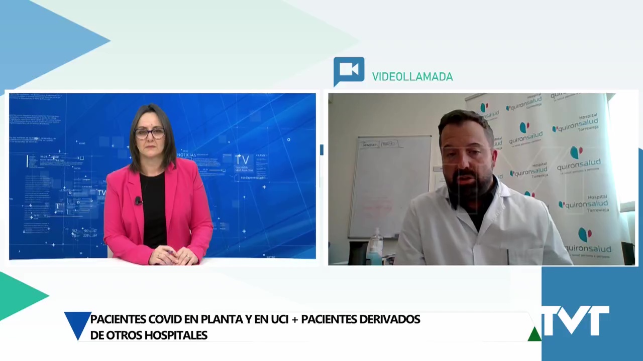 Imagen de Videollamada con el Doctor Amancio Marín, Director Médico Hospital QuirónSalud Torrevieja