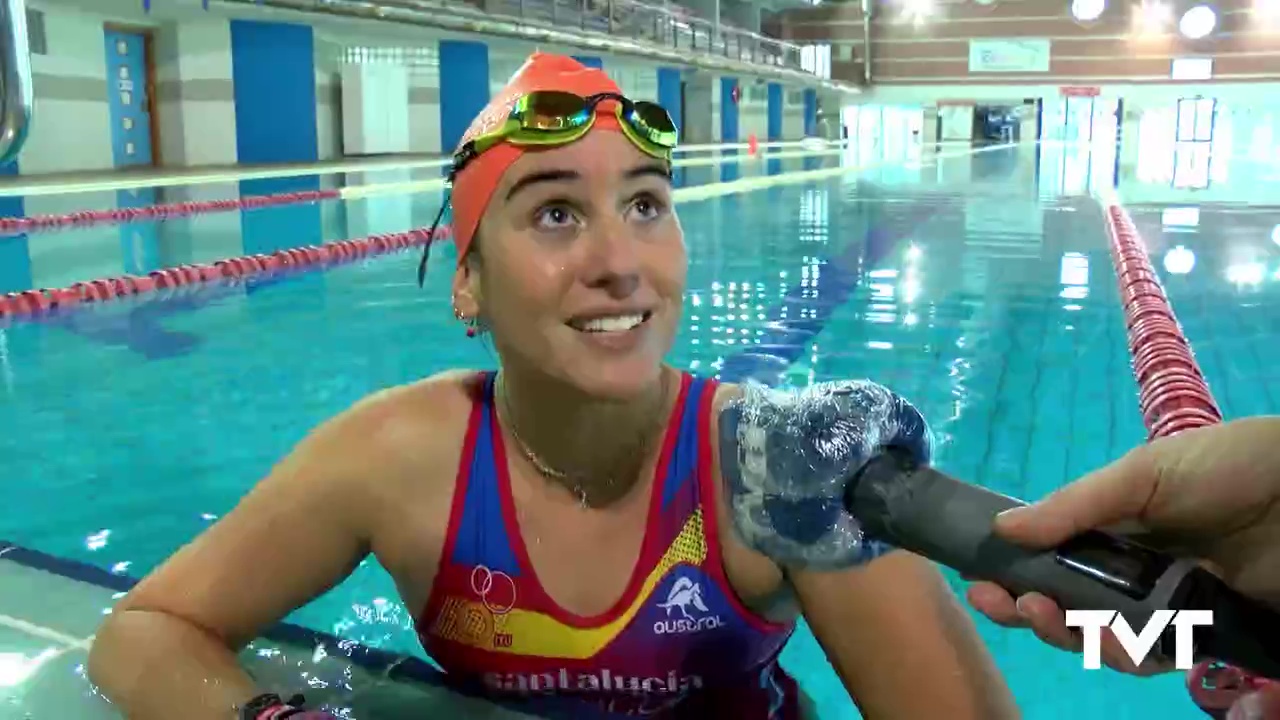 Imagen de La triatleta Marta Francés se prepara en Torrevieja de cara a los Juegos Paralímpicos de Tokio