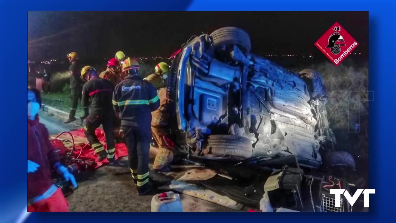 Imagen de Herido en un accidente de tráfico en la CV 905