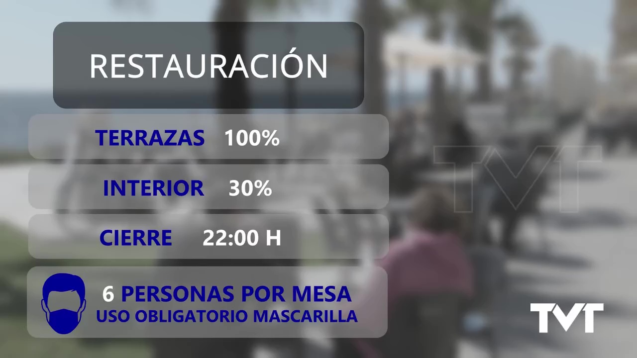 Imagen de Se amplia el horario de cierre de la hostelería y comercio hasta las 22 horas