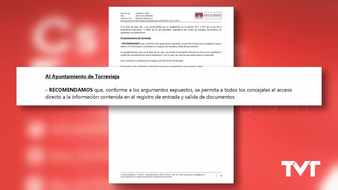 Imagen de El Síndico de Agravios estima las alegaciones de Cs ante «falta de transparencia del PP»