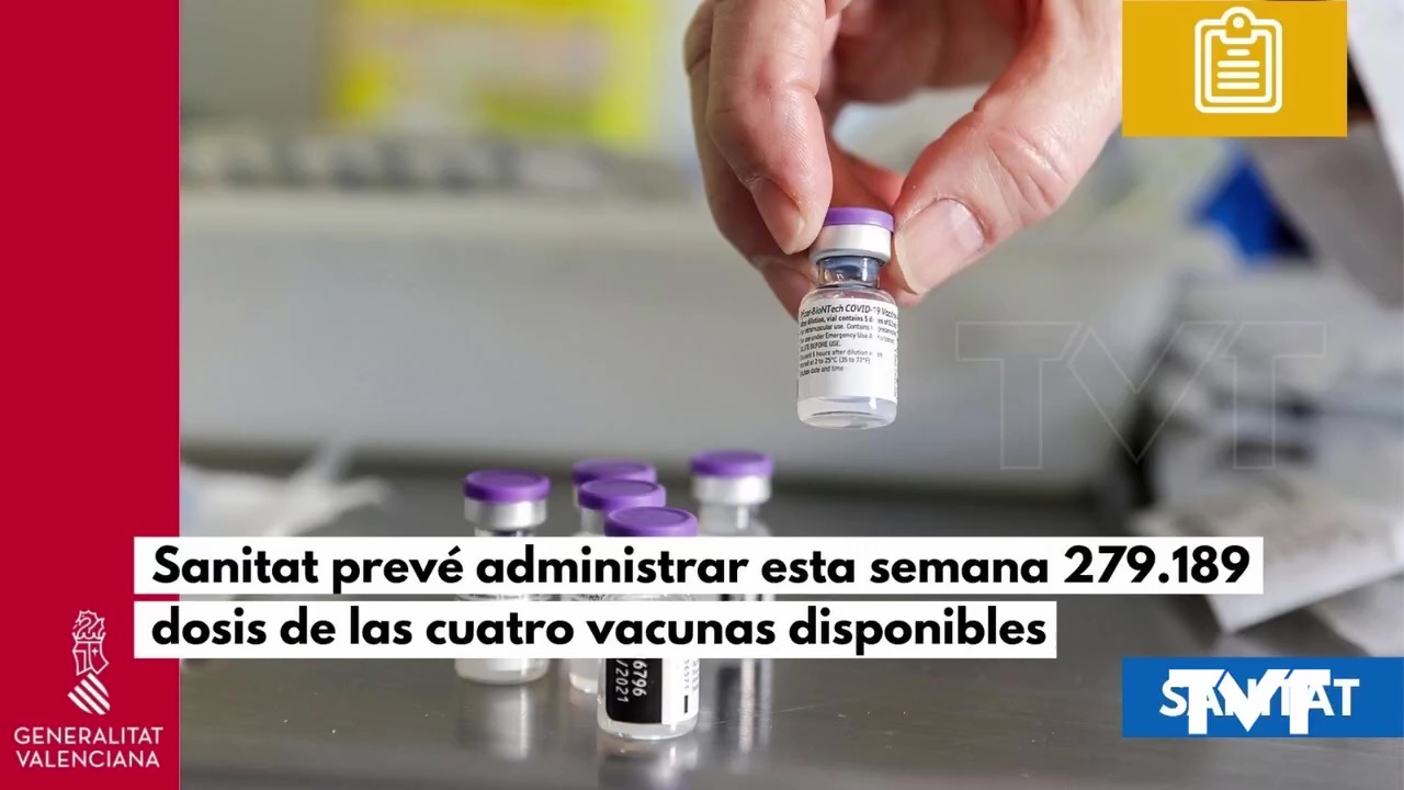 Imagen de La Comunitat Valenciana comienza la vacunación contra la COVID 19 de personas de 59 a 51 años