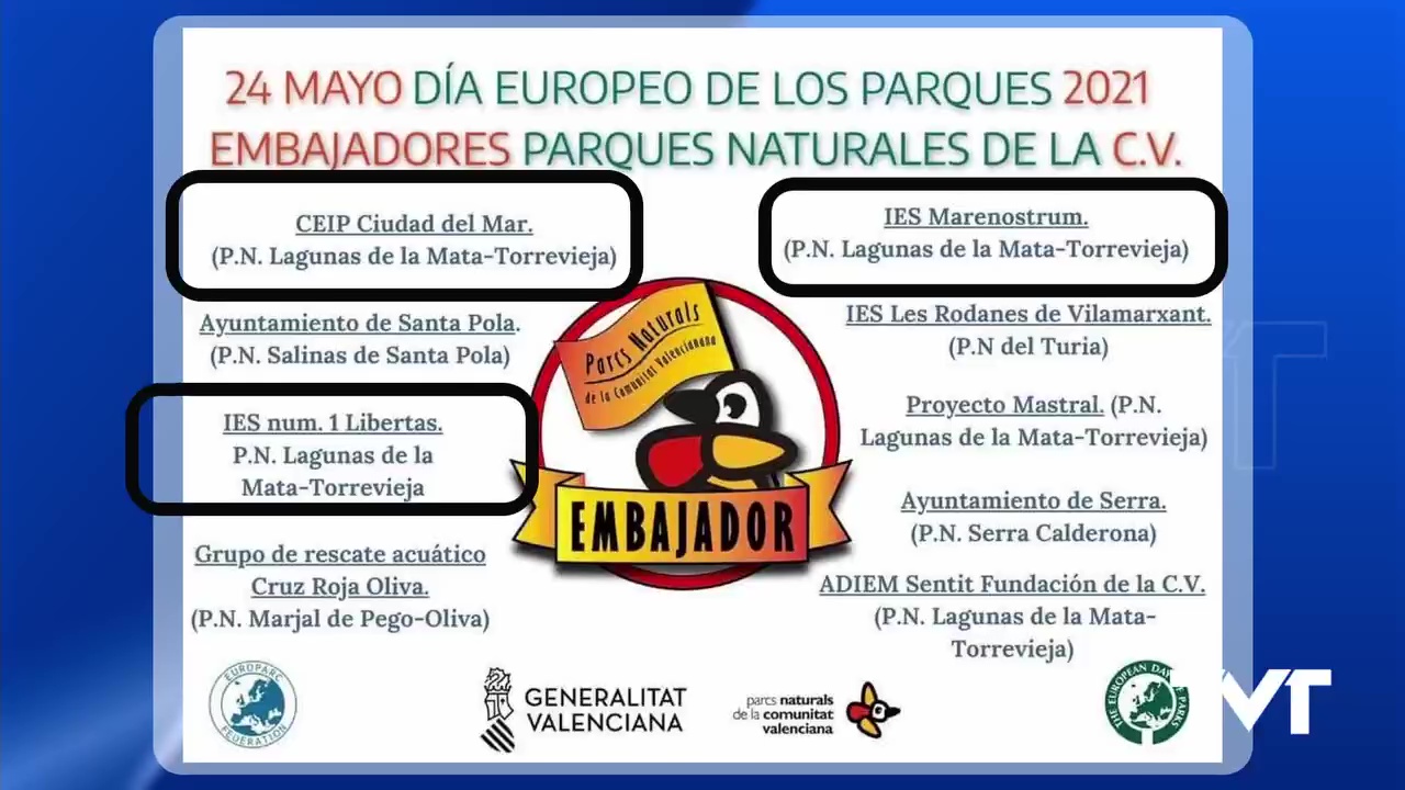 Imagen de CEIP Ciudad del Mar, IES Libertas, IES Mare Nostrum, embajadores de Parques Naturales