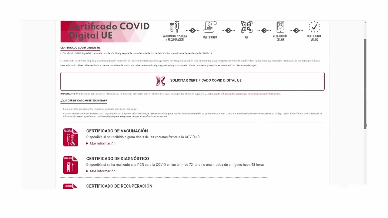 Imagen de Más de 12.700 personas se han descargado ya el Certificado Covid Digital