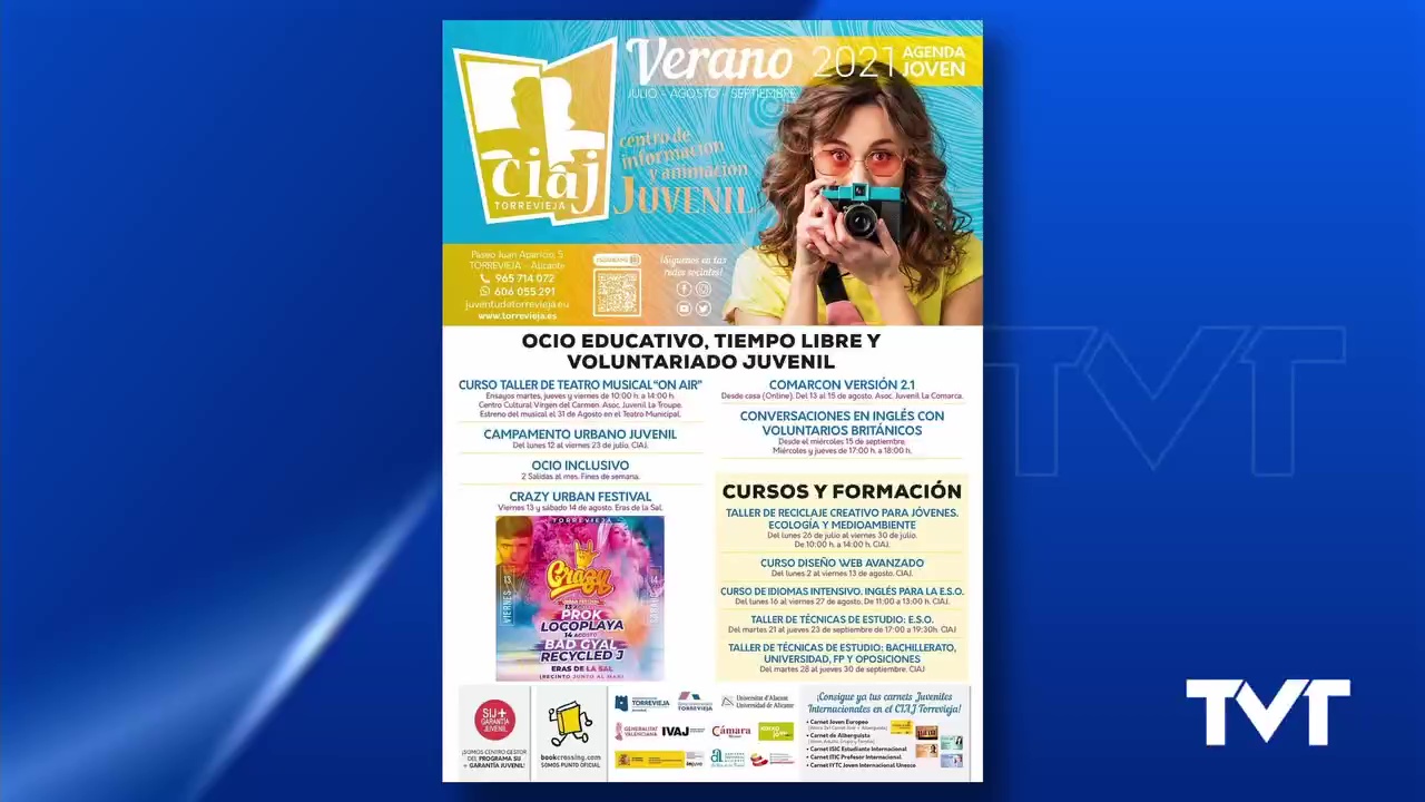 Imagen de Juventud presenta su agenda joven de verano 2021