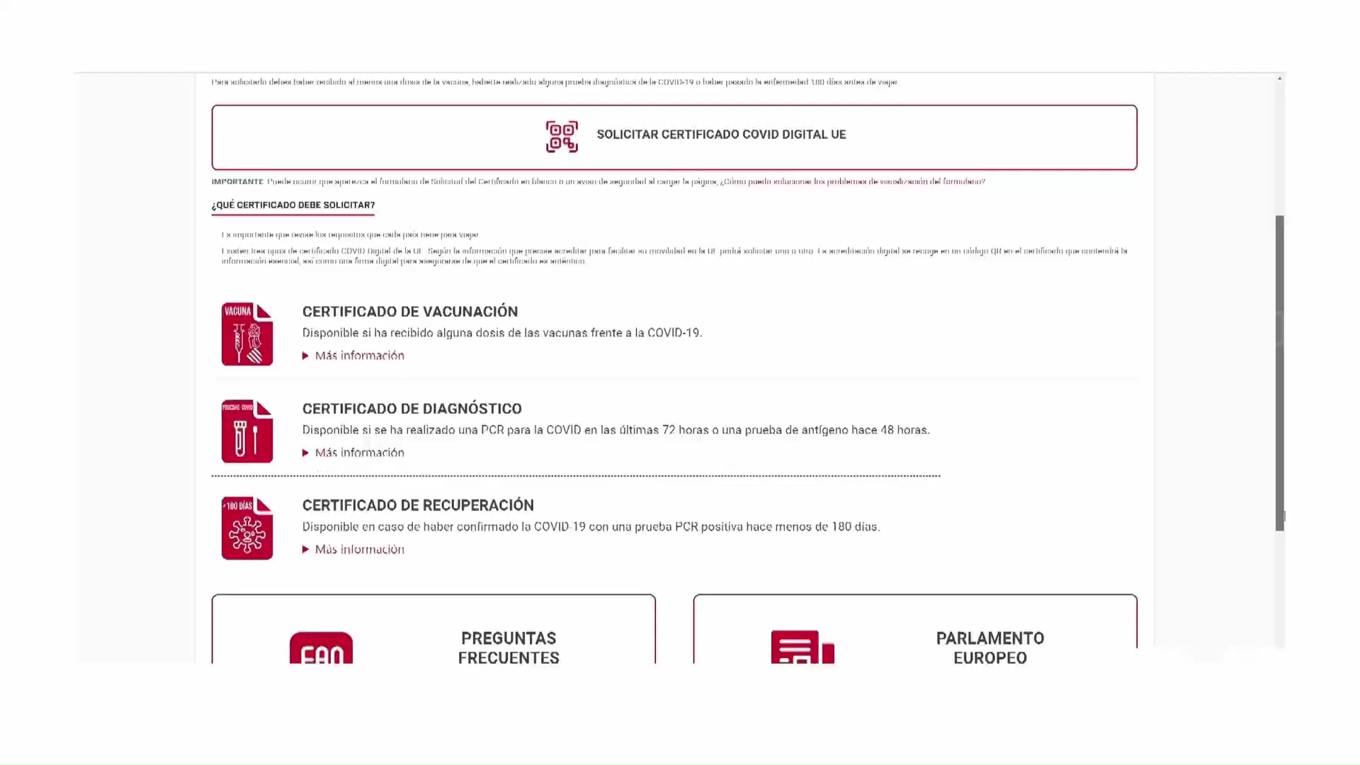 Imagen de Sanidad ya ha emitido más de 200.000 certificados Covid-19 digitales de la UE