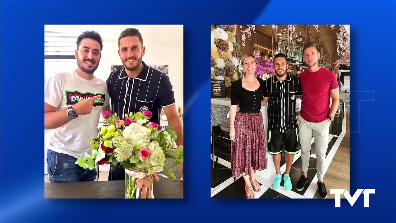 Imagen de Recién llegado de la Eurocopa visita Torrevieja el capitán del Atlético de Madrid, Koke