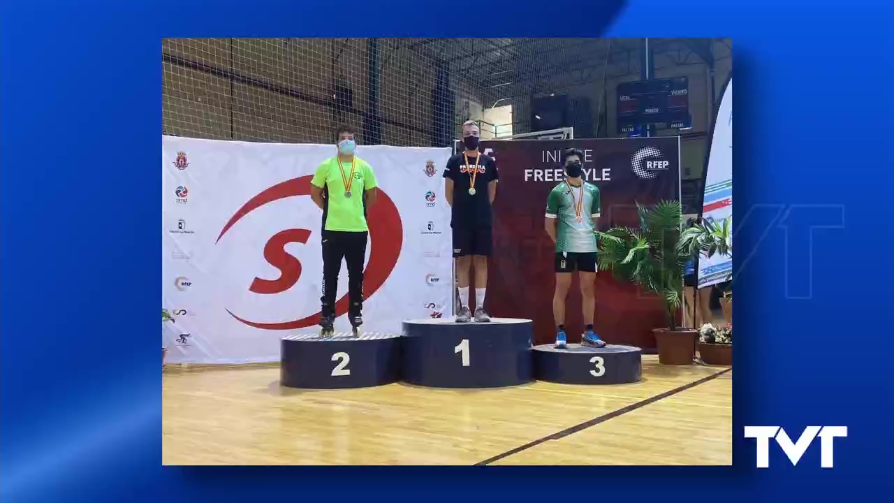 Imagen de Alex Cañero, campeón de España en speed slalom