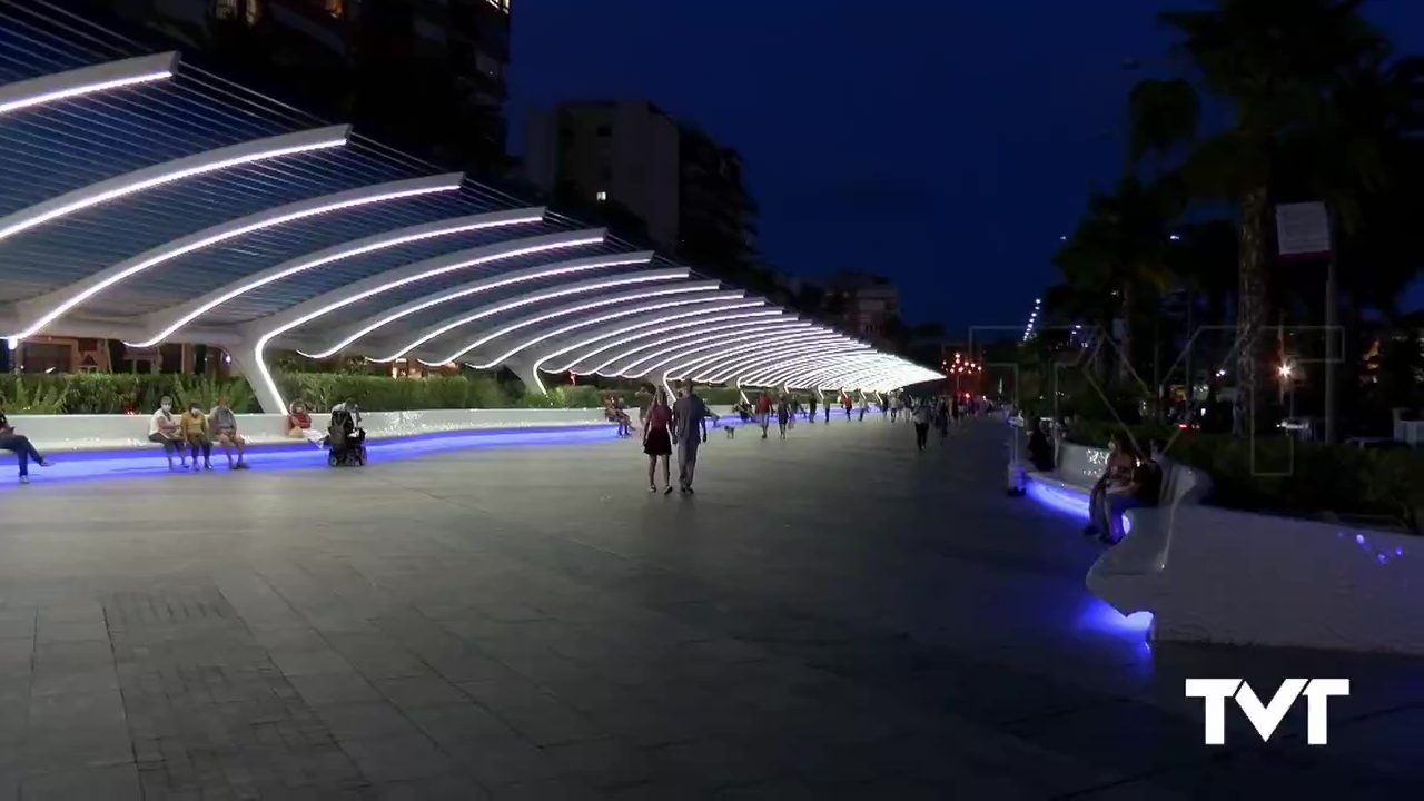 Imagen de La pérgola del paseo Vista Alegre ya cuenta con su nueva iluminación led