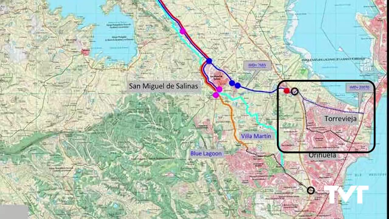 Imagen de Generalitat vuelve a dejar fuera del desdoblamiento el tramo de la CV 95 de Torrevieja