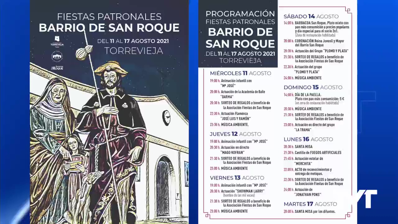 Imagen de El 11 de agosto arrancan las Fiestas de San Roque