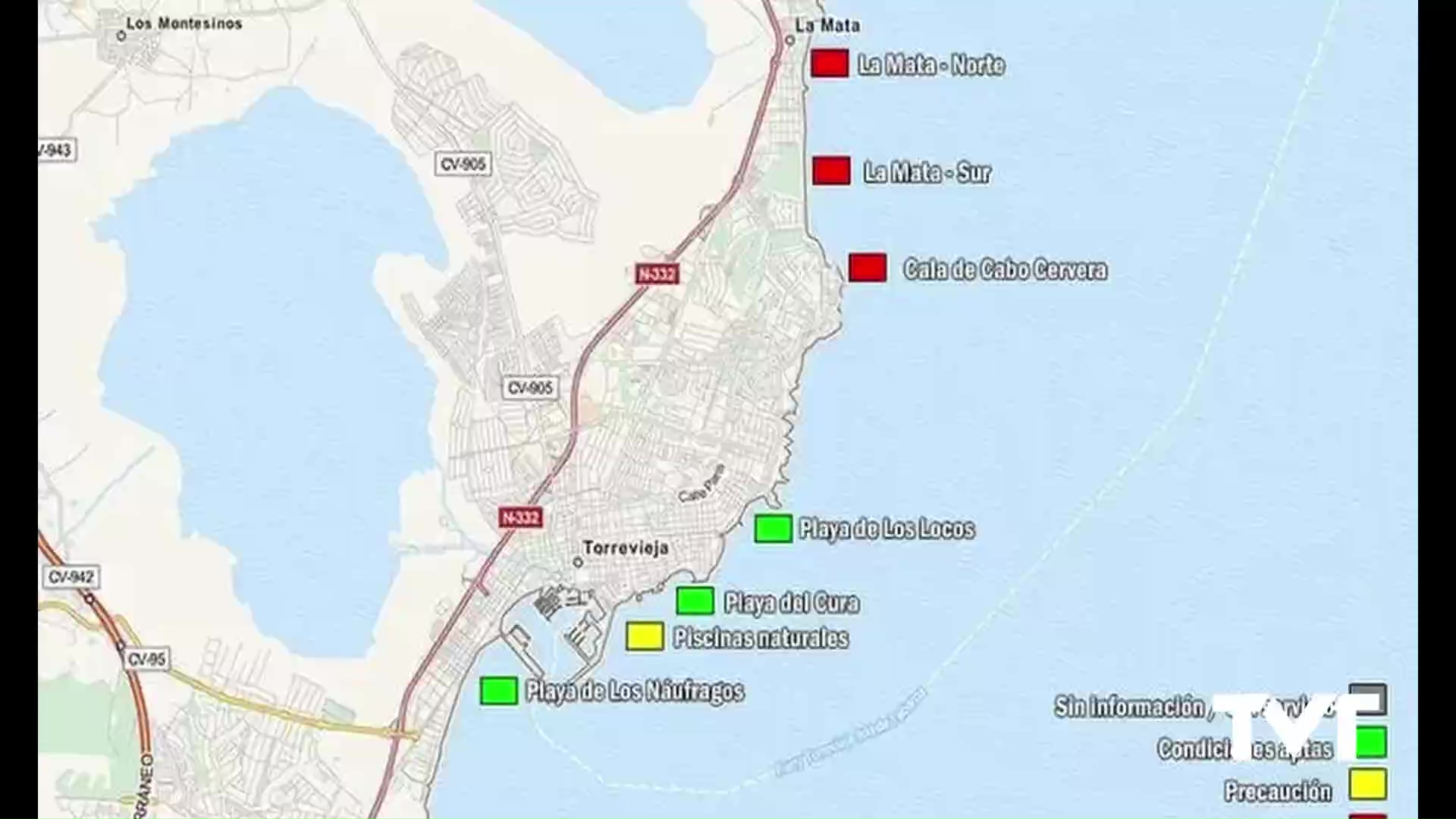 Imagen de Los socorristas intervienen en cinco rescates en la Playa de La Mata