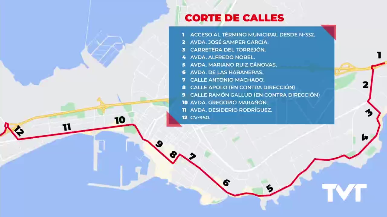 Imagen de Todo listo en Torrevieja para el paso de La Vuelta por la ciudad