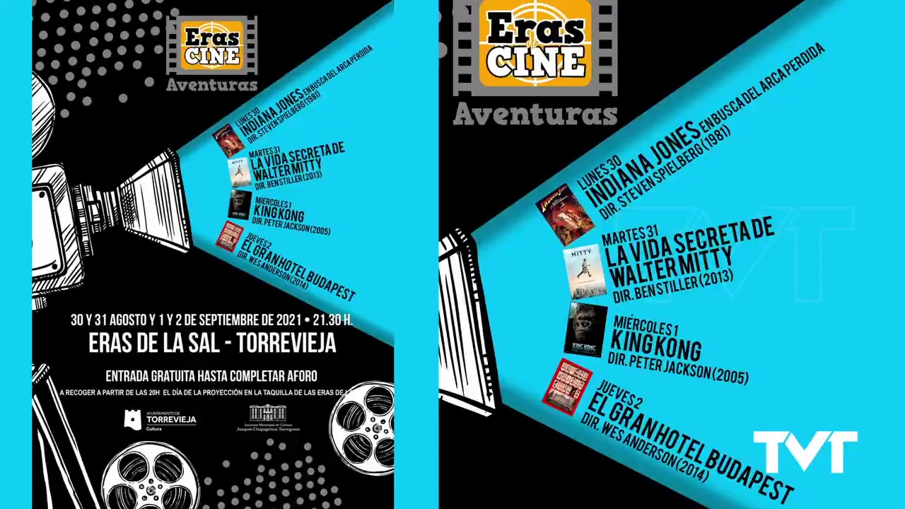 Imagen de Eras de Cine: cuatro películas de aventuras se proyectarán del 30 de agosto al 2 de septiembre
