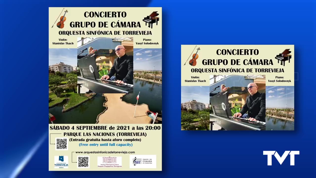 Imagen de El Grupo de Cámara de la Orquesta Sinfónica de Torrevieja actúa en el Parque de las Naciones