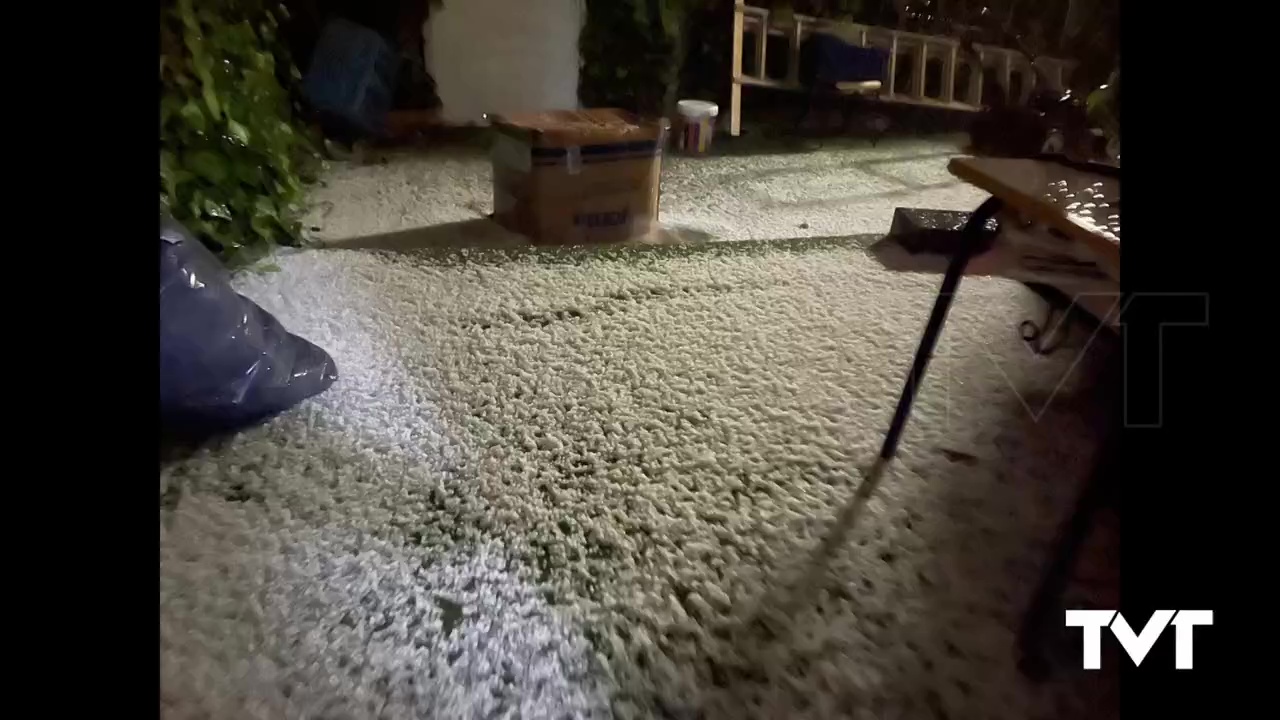 Imagen de Impresionante granizada en la urbanización San Luis