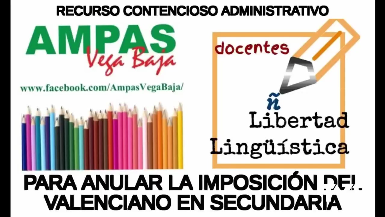 Imagen de Ampas Vega Baja y Docentes por la libertad lingüística reúnen más de 7400 euros para el contencioso