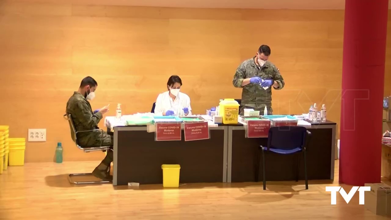 Imagen de Los equipos militares ya están en Torrevieja para reforzar la estrategia de vacunación