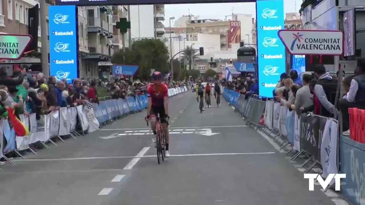 Imagen de Manuel Peñalver, segundo en el Sprint de la Vuelta ciclista a la Comunidad Valenciana