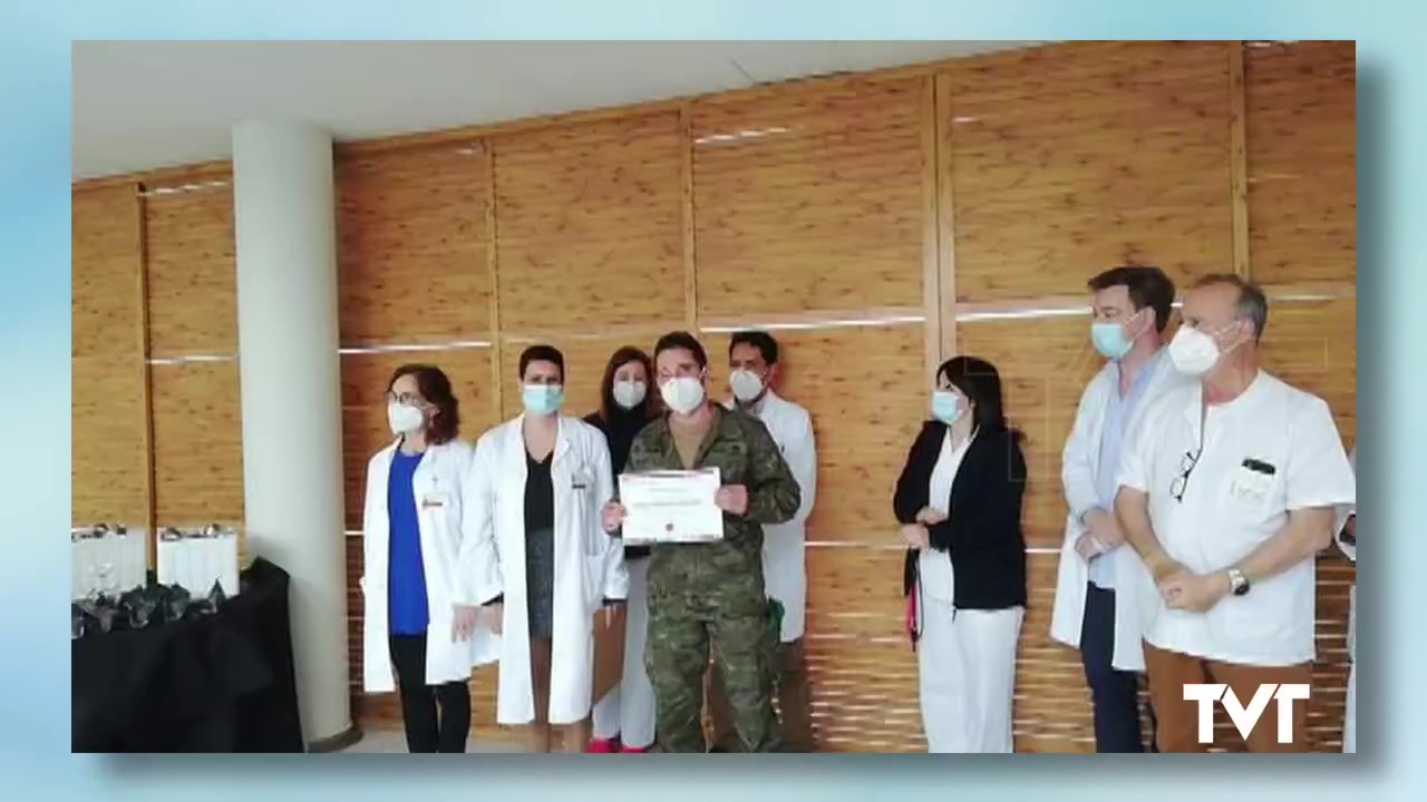 Imagen de El departamento de salud despide a los equipos del ejército que han colaborado en la vacunación