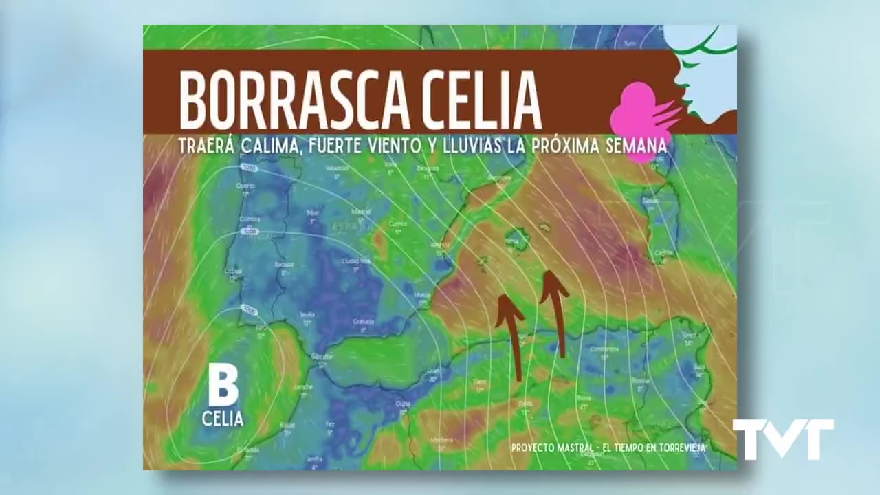 Imagen de La borrasca Celia traerá fuerte viento, lluvias y una muy mala calidad del aire