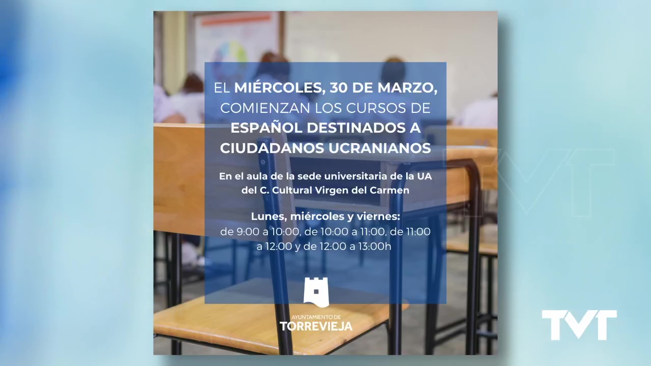 Imagen de Comienzan los cursos de español destinados a ucranianos