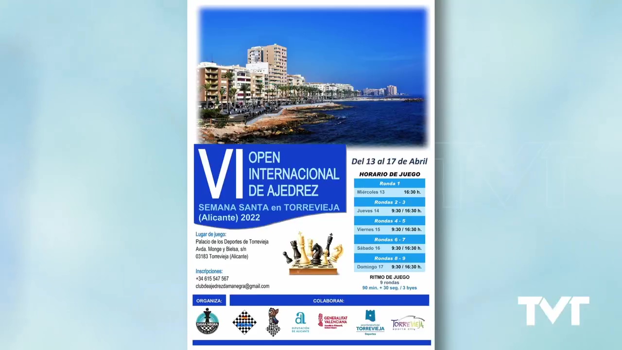 Imagen de Este domingo 10 de abril, arranca el VI Open Internacional de Ajedrez