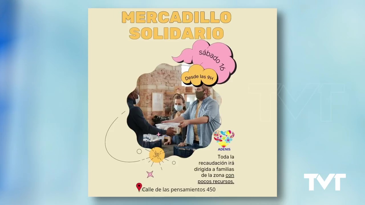 Imagen de Adenis organiza un nuevo mercadillo solidario para ayudar a familias en situación de vulnerabilidad