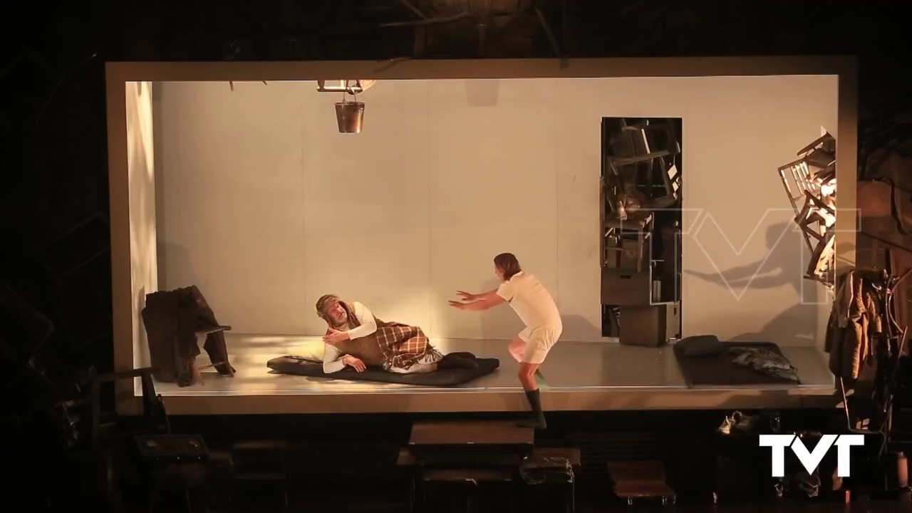 Imagen de Magnífico duelo dramático y de comedia en las tablas del teatro Municipal con la obra EL CUIDADOR